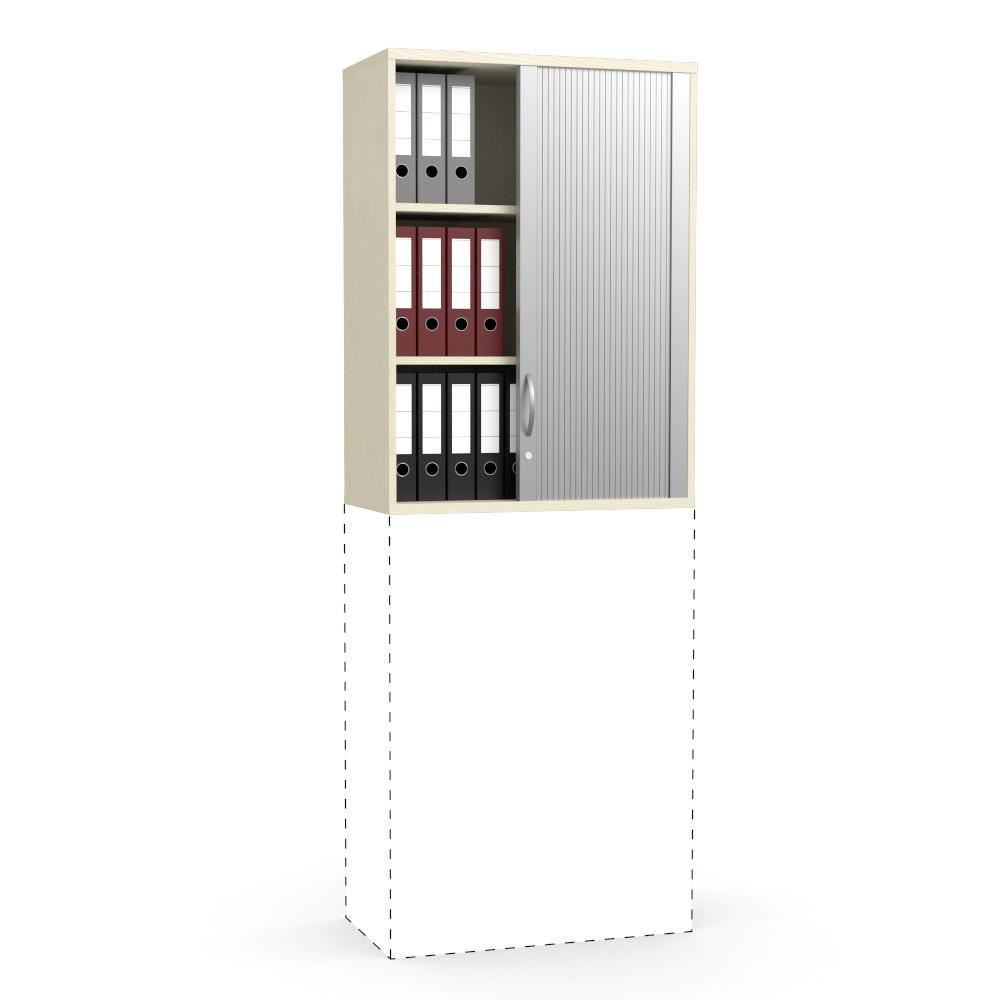 Rollladen-Aufsatzschrank PROFI MODUL | Ahorndekor | 800