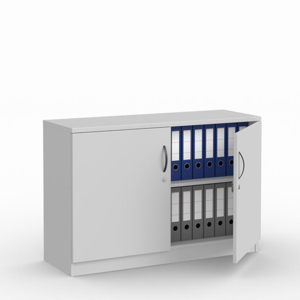 Flügeltürenschrank MULTI MODUL | Lichtgrau | 1200