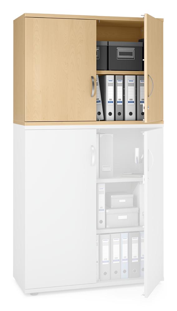 Flügeltüren-Aufsatzschrank PROFI MODUL | Buchedekor | 1000