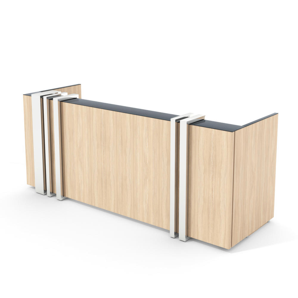 Theke MAGIC CHROME | Eiche hell | Melamin