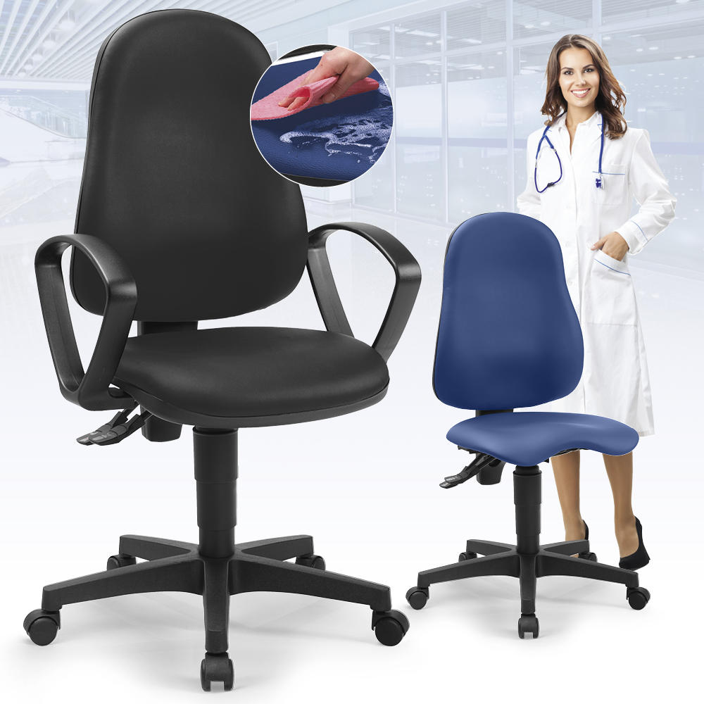 Bürostuhl SOFTEX MAGIC PRO - Bandscheiben- / Sattelsitz