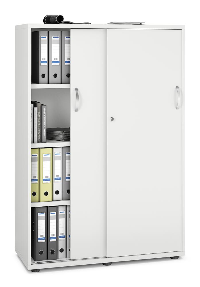 Schiebetürenschrank PROFI MODUL | Weiß | 1000