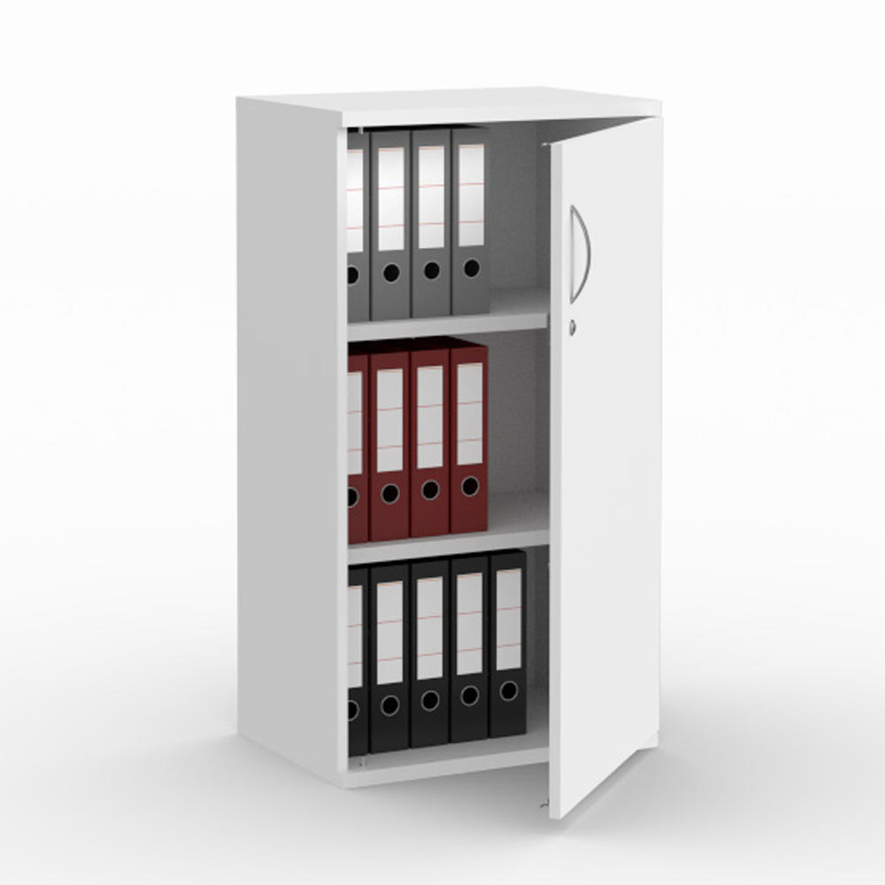 Flügeltürenschrank PROFI MODUL | Weiß | 600 | Türanschlag rechts