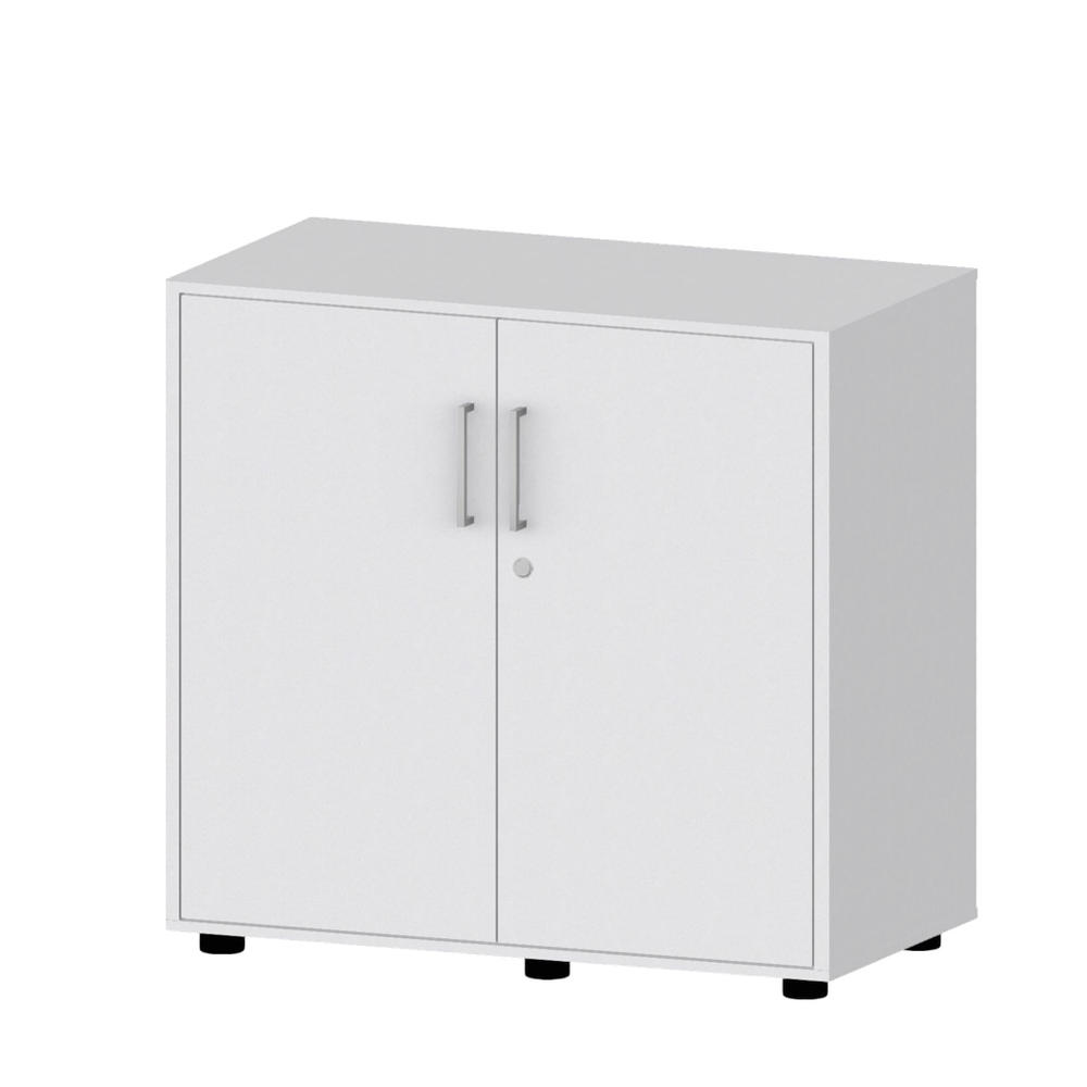 Flügeltürenschrank EVO | Lichtgrau | 800 | 785 mm (2 OH)