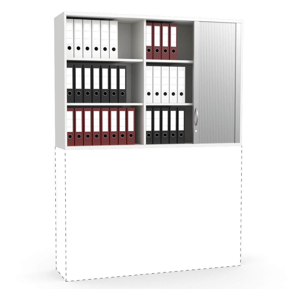 Rollladen-Aufsatzschrank PROFI MODUL | Weiß | 1600