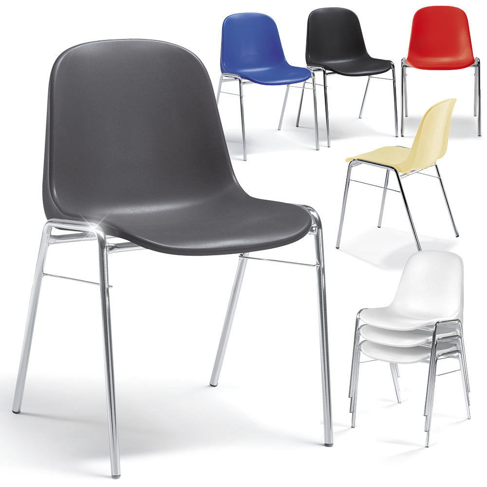 Schalenstühle HIP aus bruchsicherem Kunststoff