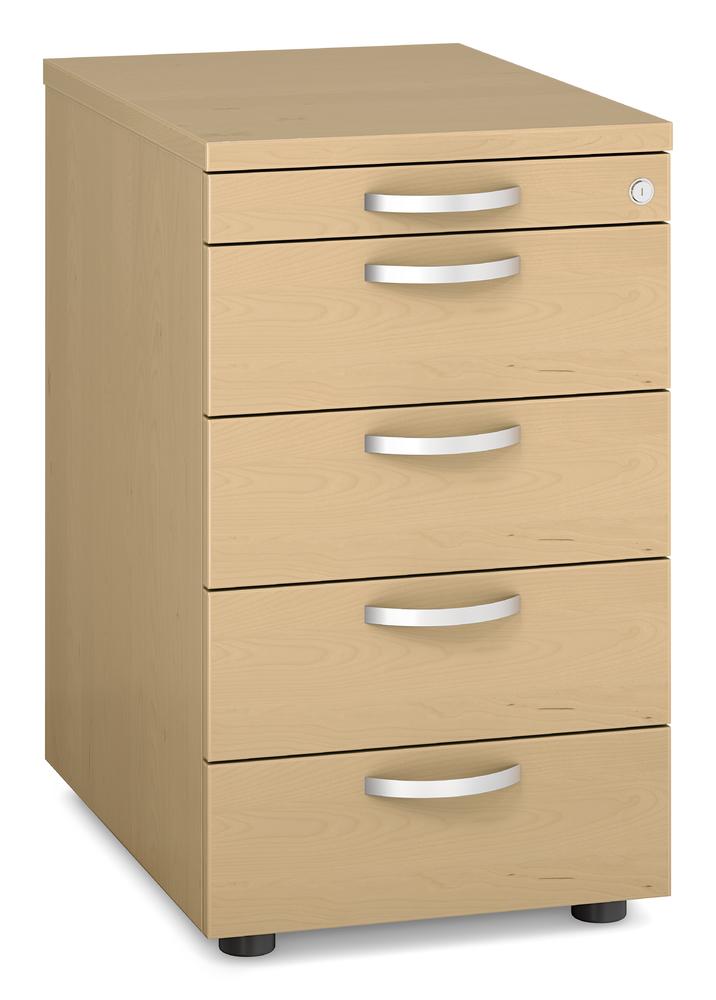 Standcontainer PROFI MODUL | Buchedekor | 600 | 1 + 4 Schübe