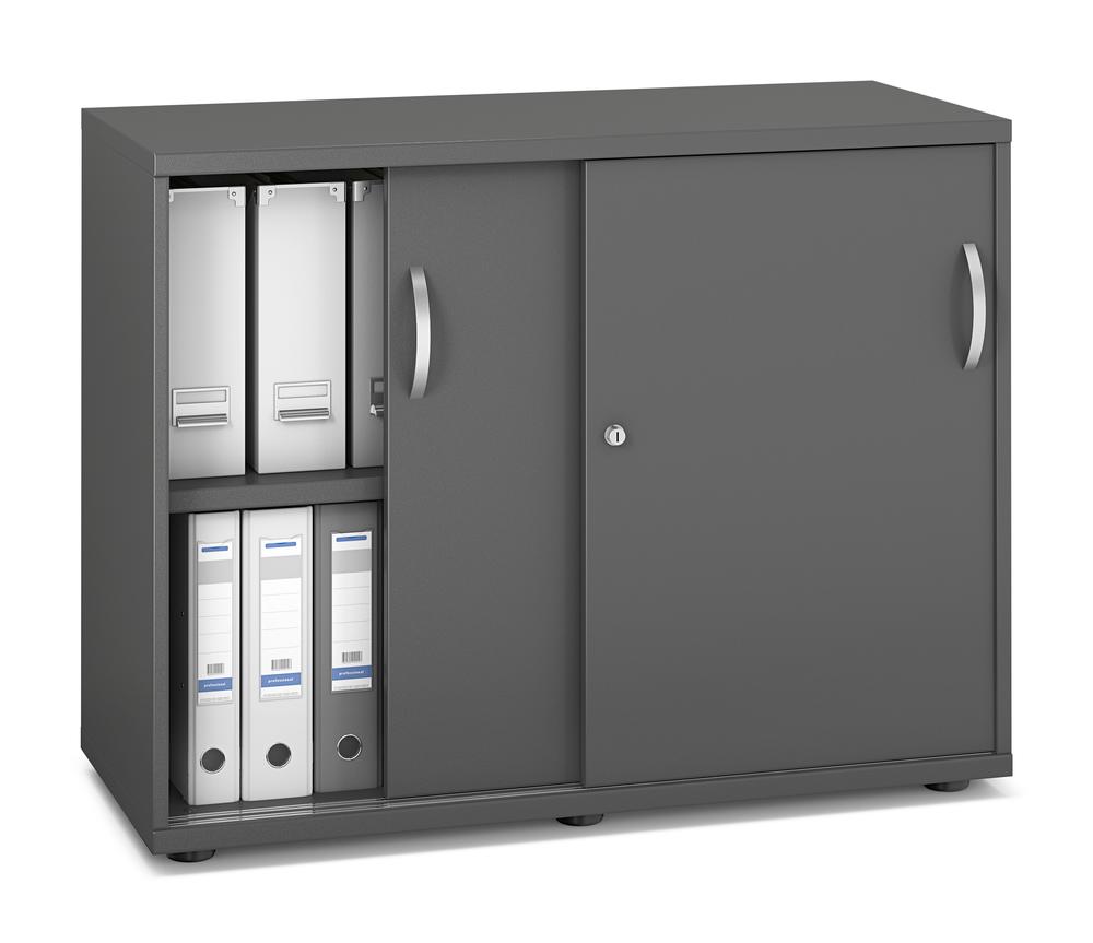 Schiebetürenschrank PROFI MODUL | Anthrazit | 1000 | 780 mm (2 OH)
