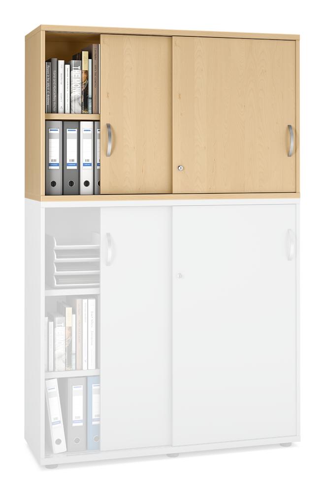 Schiebetüren-Aufsatzschrank PROFI MODUL | Buchedekor | 1200