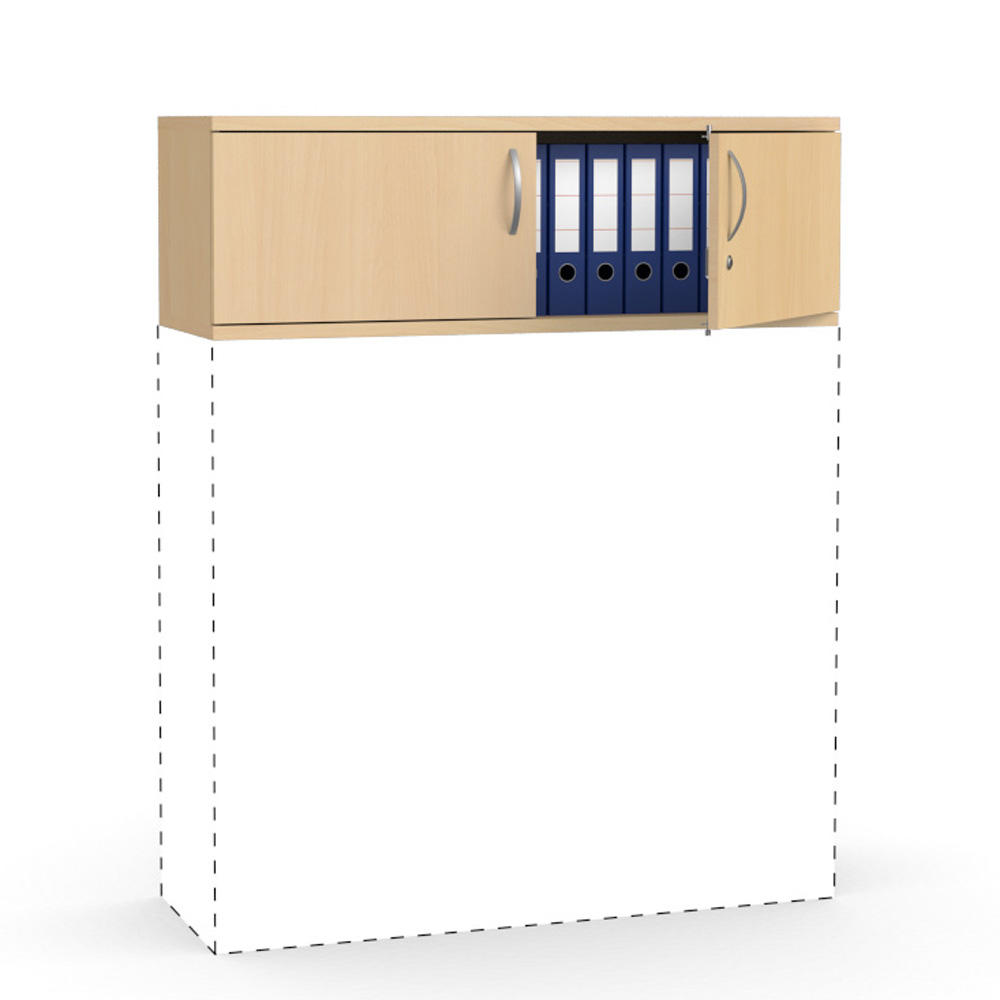 Flügeltüren-Aufsatzschrank PROFI MODUL | Buchedekor | 1200