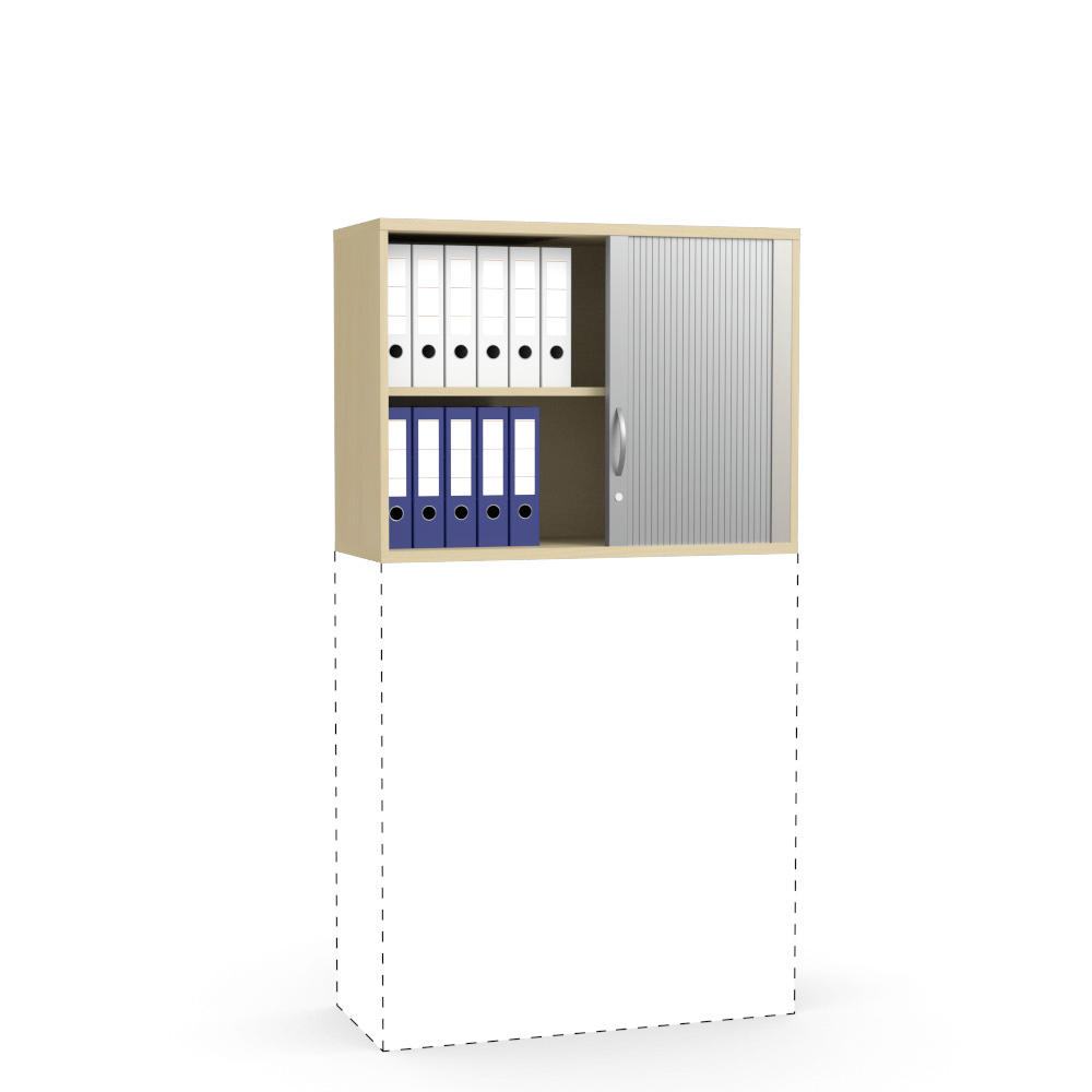 Rollladen-Aufsatzschrank PROFI MODUL | Buchedekor | 1000