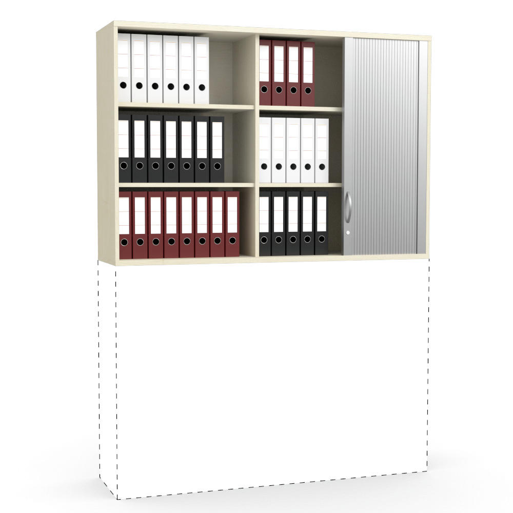 Rollladen-Aufsatzschrank PROFI MODUL | Ahorndekor | 1600