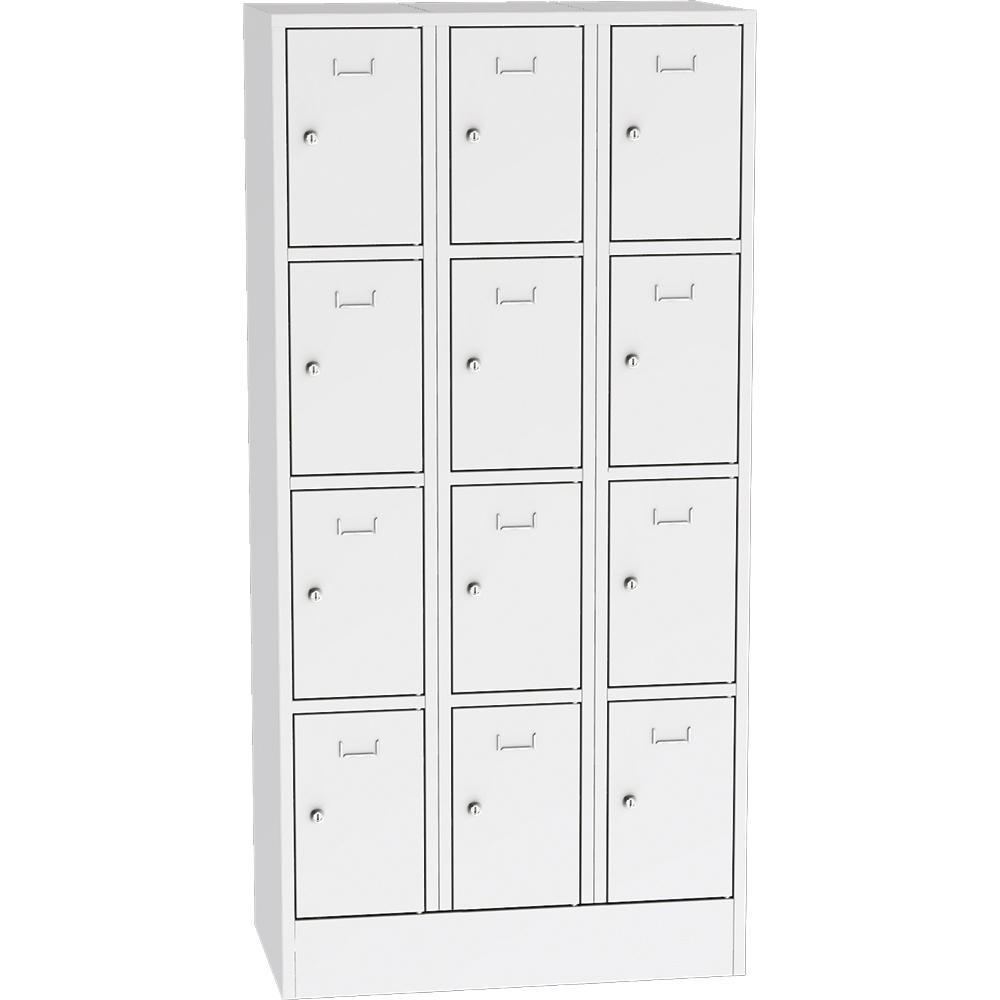 Schließfach-Stahlschrank SYSTEM SP1 COLOR | Lichtgrau RAL 7035 | 300 | Zylinderschloss