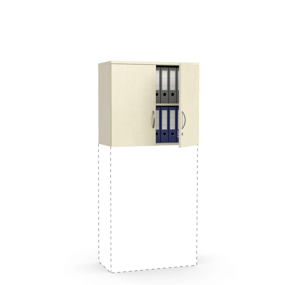 Flügeltüren-Aufsatzschrank MULTI MODUL | Ahorndekor | 800