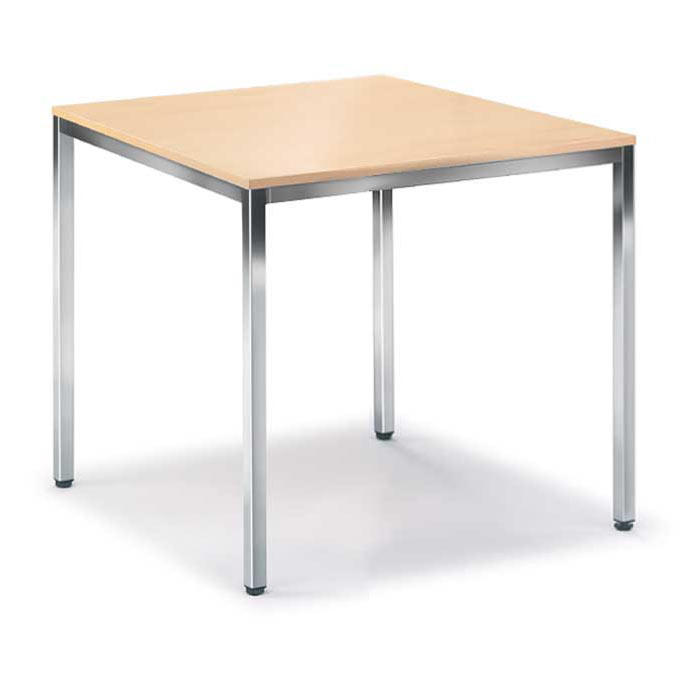Konferenztisch BASE-MODUL | Buchedekor | 800 | 800 | Quadrat