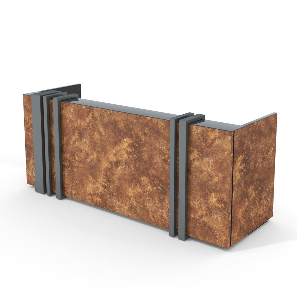 Theke MAGIC MATT | Rost | Strukturputz