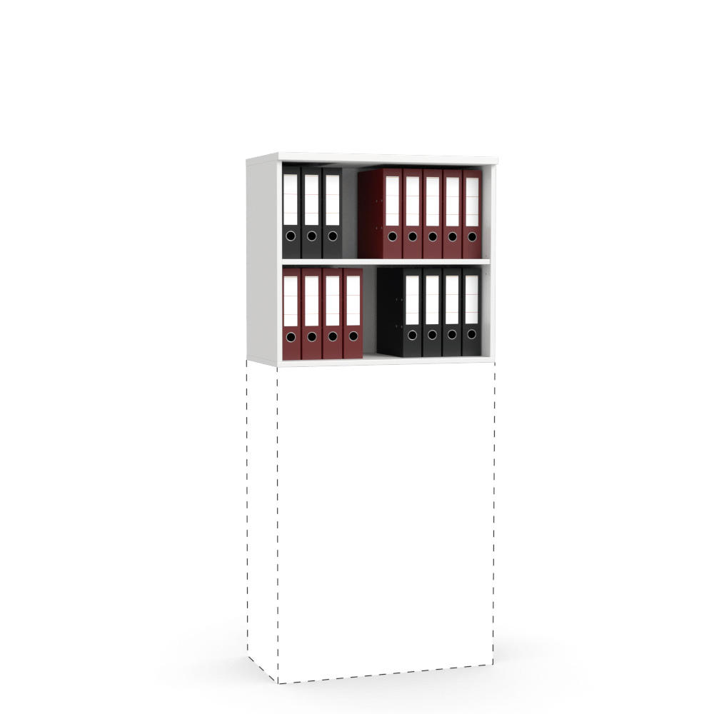 Aufsatzregal MULTI MODUL | Weiß | 800