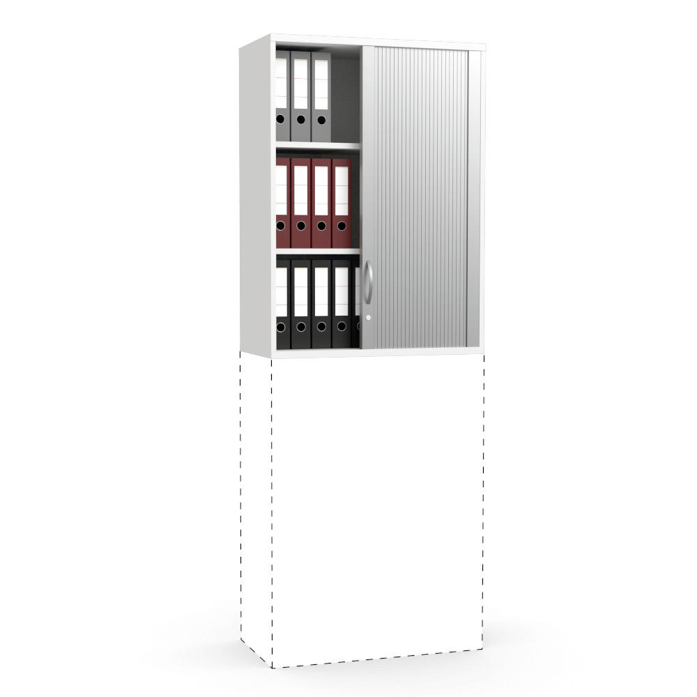 Rollladen-Aufsatzschrank PROFI MODUL | Weiß | 800