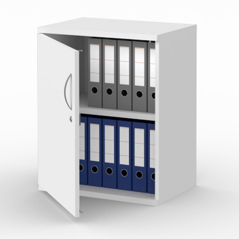 Flügeltürenschrank PROFI MODUL | Weiß | 600 | Türanschlag links