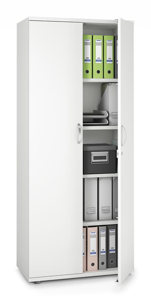 Flügeltürenschrank PROFI MODUL | Weiß | 800 | Türanschlag Mitte