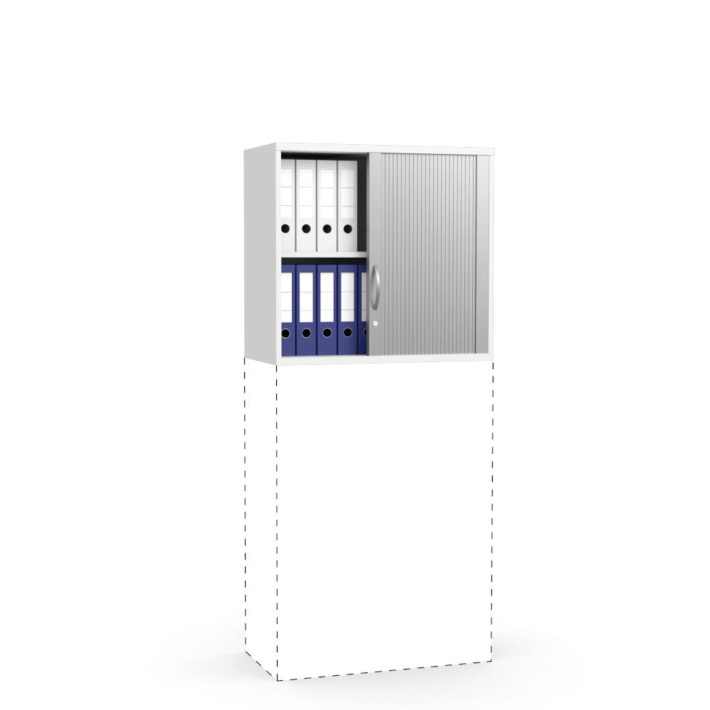 Rollladen-Aufsatzschrank PROFI MODUL | Weiß | 800