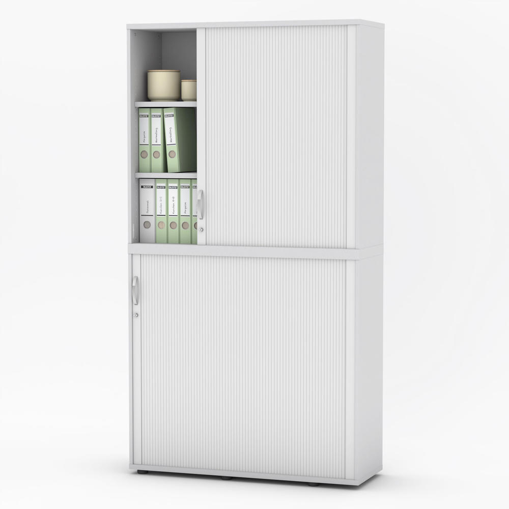 Rollladen-Aufsatzschrank iMODUL | Lichtgrau | 1200