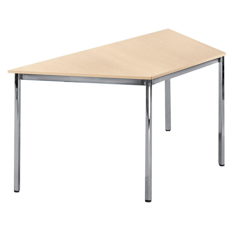 Konferenztisch BASE-MODUL | Ahorndekor | 1600 | 690 | Trapez