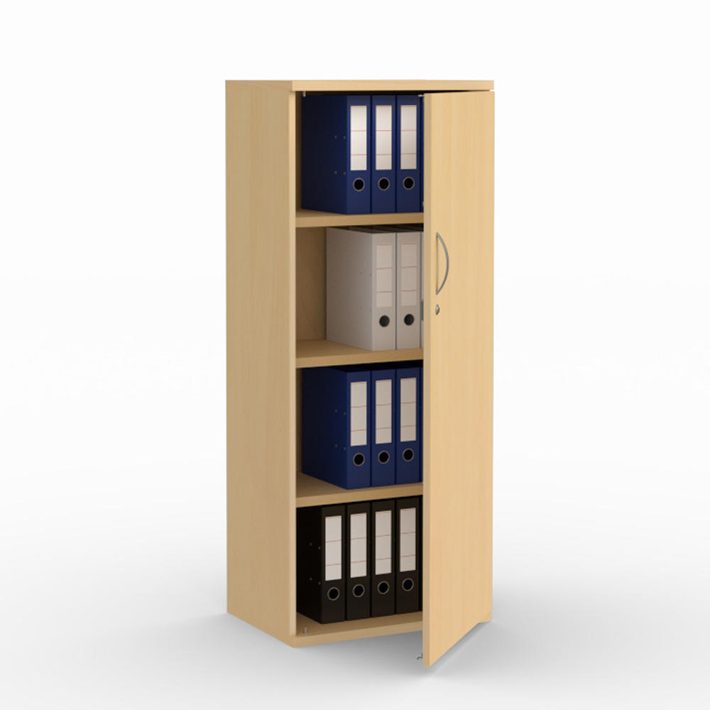 Flügeltürenschrank PROFI MODUL | Buchedekor | 600 | Türanschlag rechts
