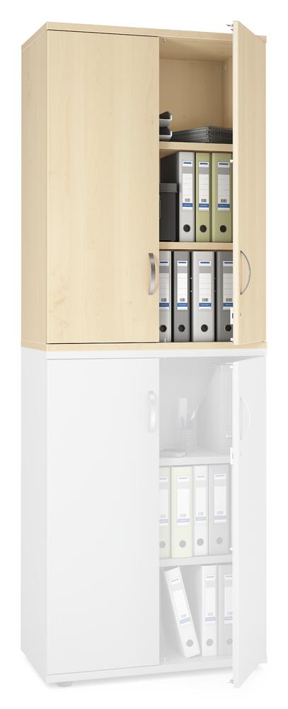Flügeltüren-Aufsatzschrank PROFI MODUL | Ahorndekor | 800