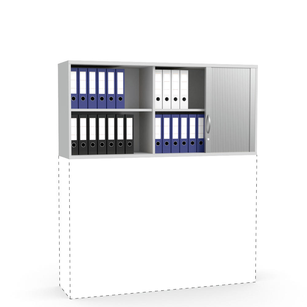 Rollladen-Aufsatzschrank PROFI MODUL | Lichtgrau | 1600