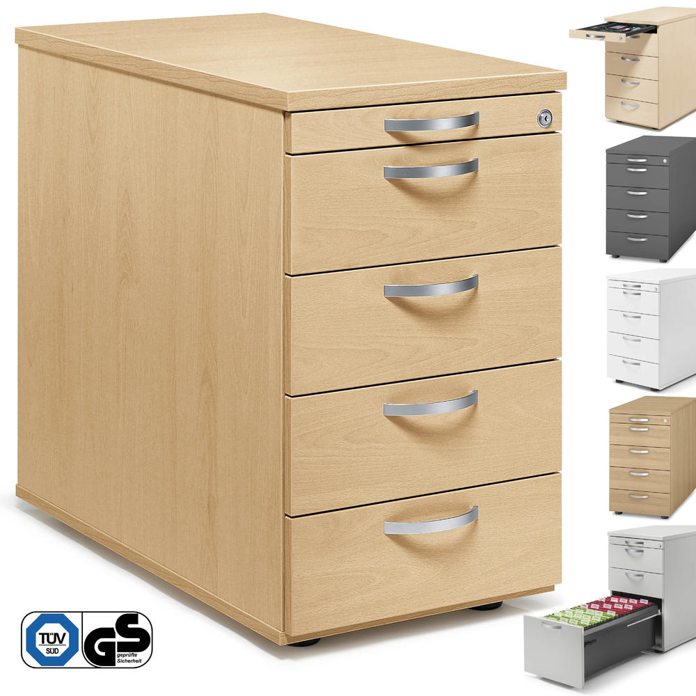 Standcontainer PROFI MODUL - mit gedämpftem Selbsteinzug