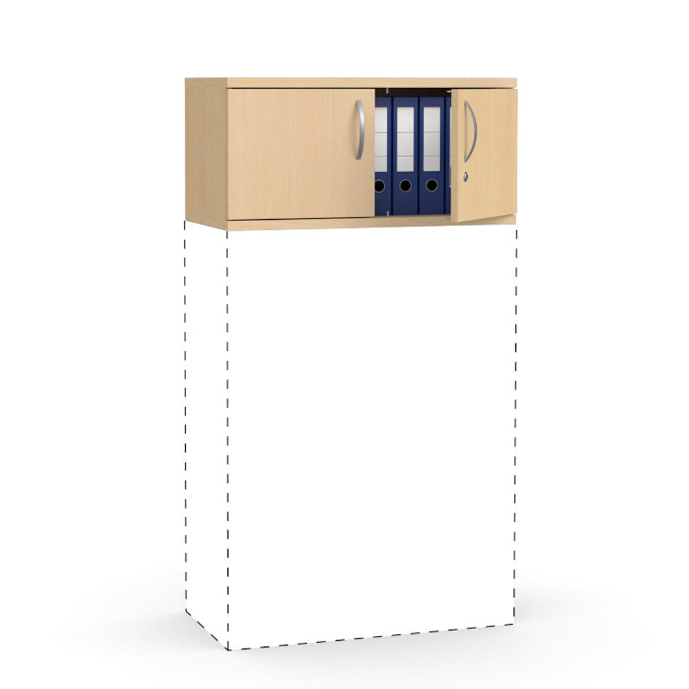 Flügeltüren-Aufsatzschrank PROFI MODUL | Buchedekor | 800