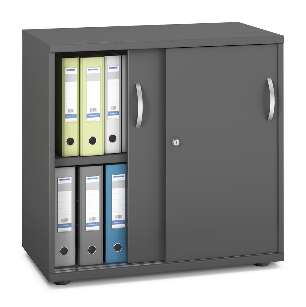 Schiebetürenschrank PROFI MODUL | Anthrazit | 800 | 780 mm (2 OH)