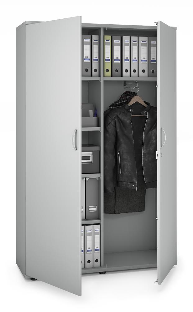 Garderobenschrank PROFI MODUL | Lichtgrau | 1200