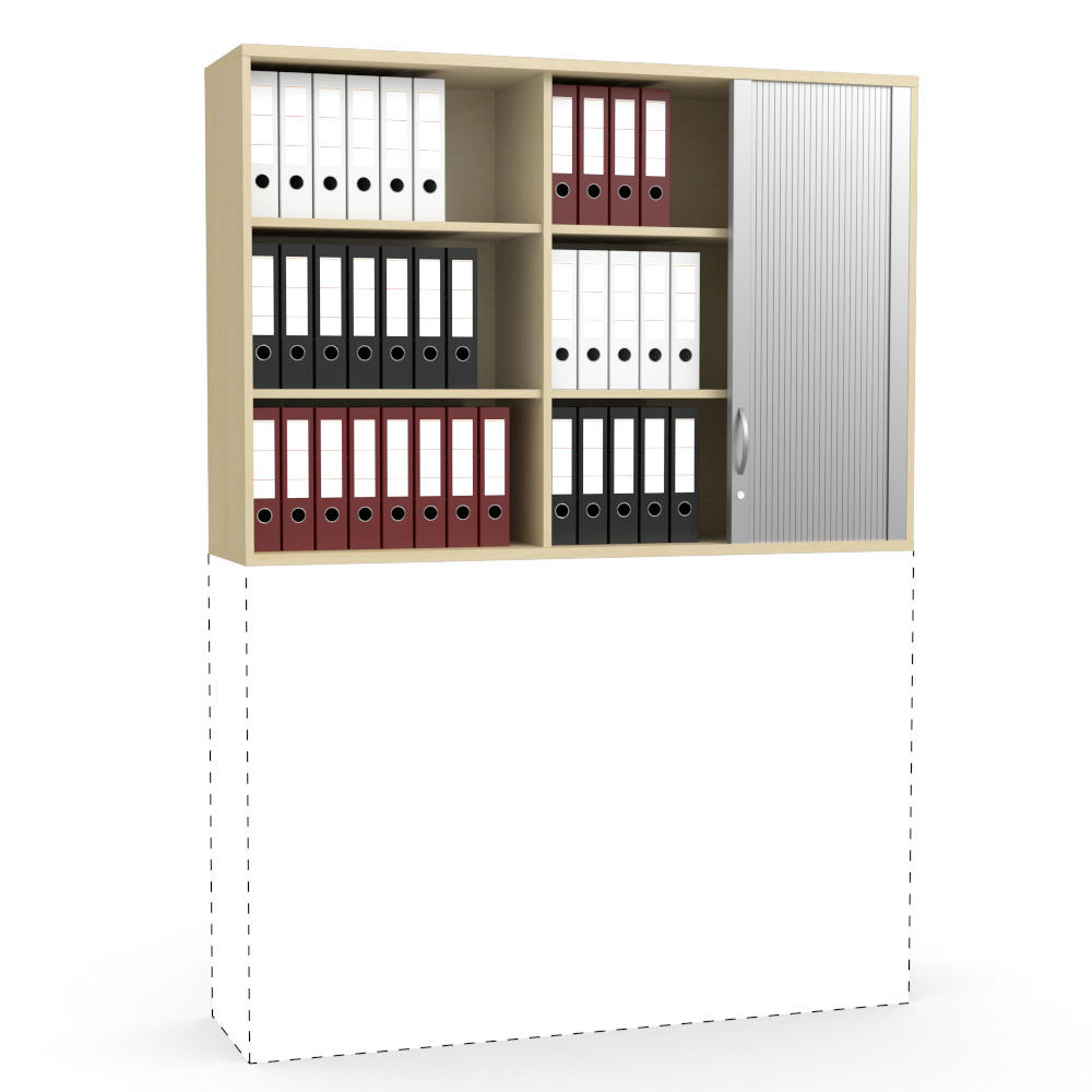 Rollladen-Aufsatzschrank PROFI MODUL | Buchedekor | 1600