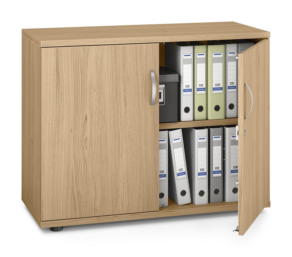 Flügeltürenschrank PROFI MODUL | Eiche hell | 1000 | Türanschlag Mitte | 780 mm (2 OH)