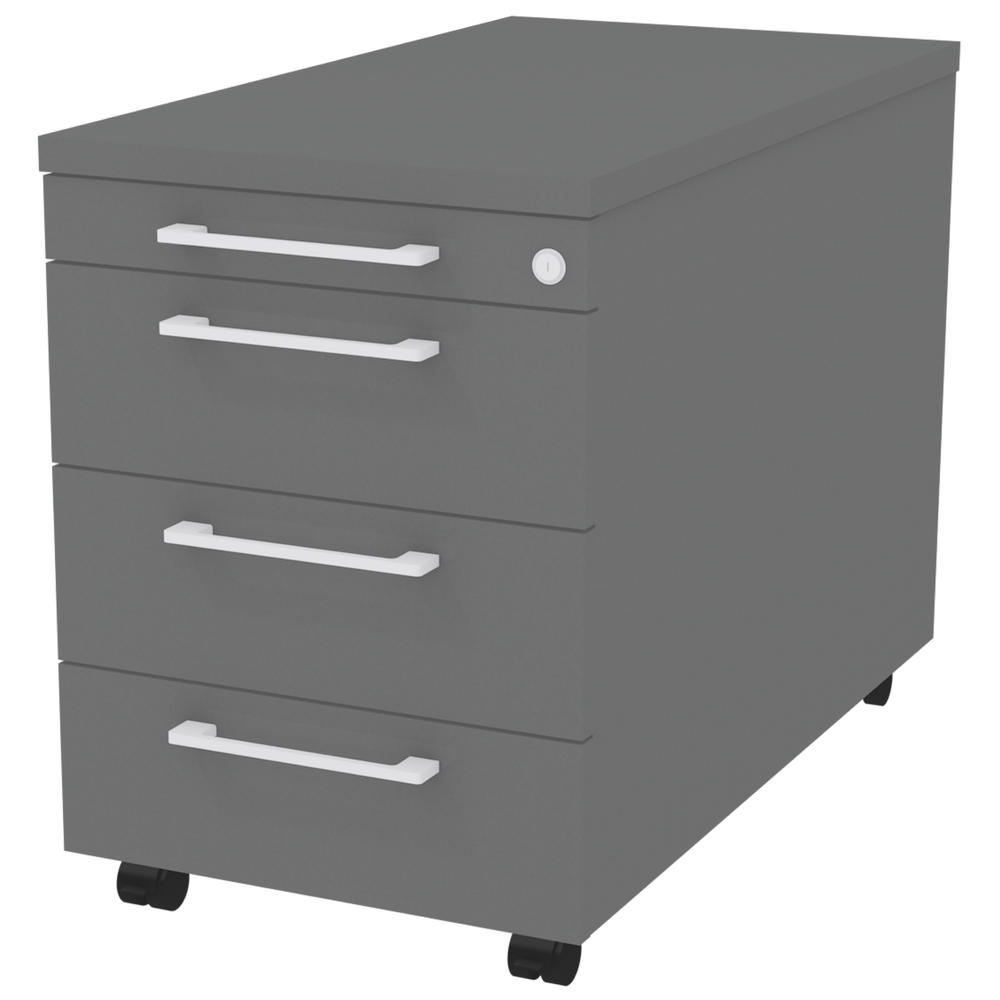 Rollcontainer MANAGEMENT 2 | Anthrazit | 800