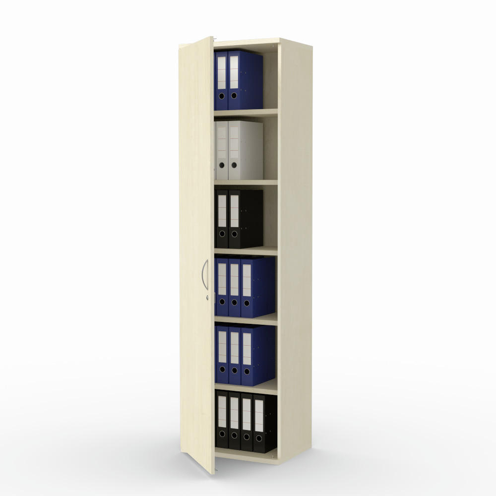 Flügeltürenschrank PROFI MODUL | Ahorndekor | 600 | Türanschlag links