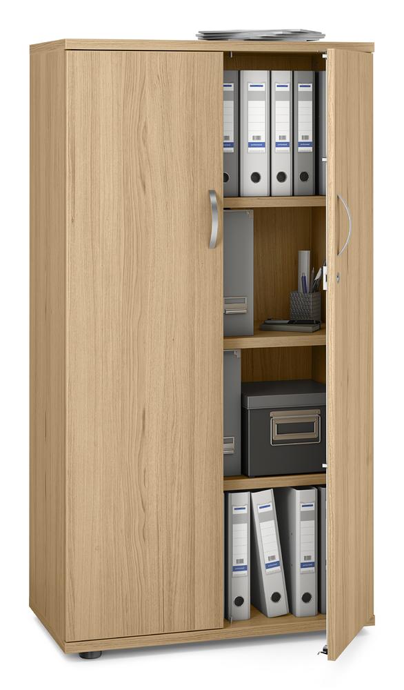 Flügeltürenschrank PROFI MODUL | Eiche hell | 800 | Türanschlag Mitte | 1500 mm (4 OH)