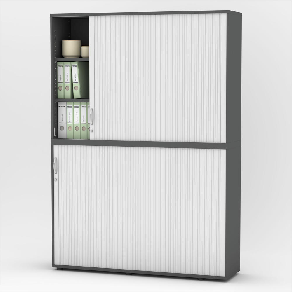 Rollladen-Aufsatzschrank PROFI MODUL | Anthrazit | 1600 | 1140 mm (3 OH)