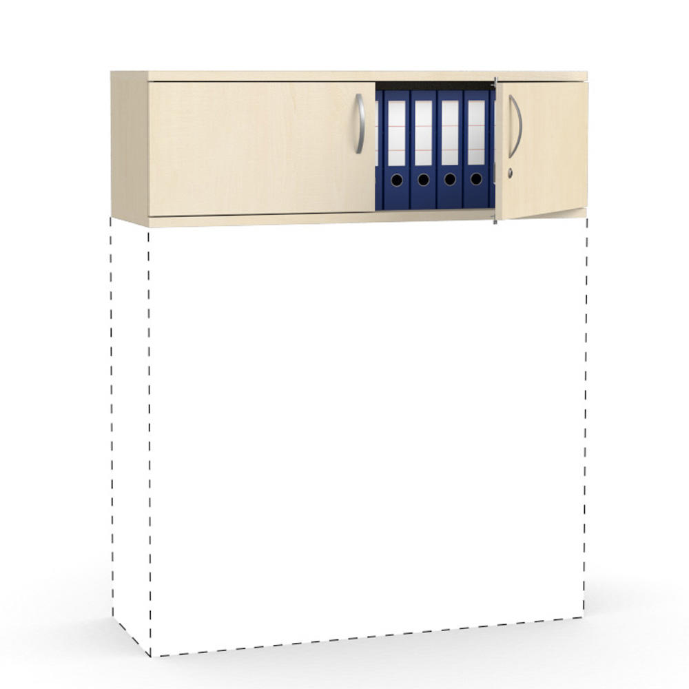 Flügeltüren-Aufsatzschrank PROFI MODUL | Ahorndekor | 1200
