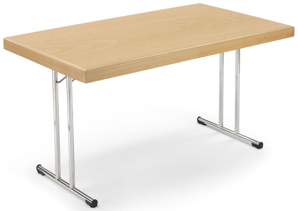 Klapptisch mit Randaufdoppelung | Buchedekor | 1500 | 800
