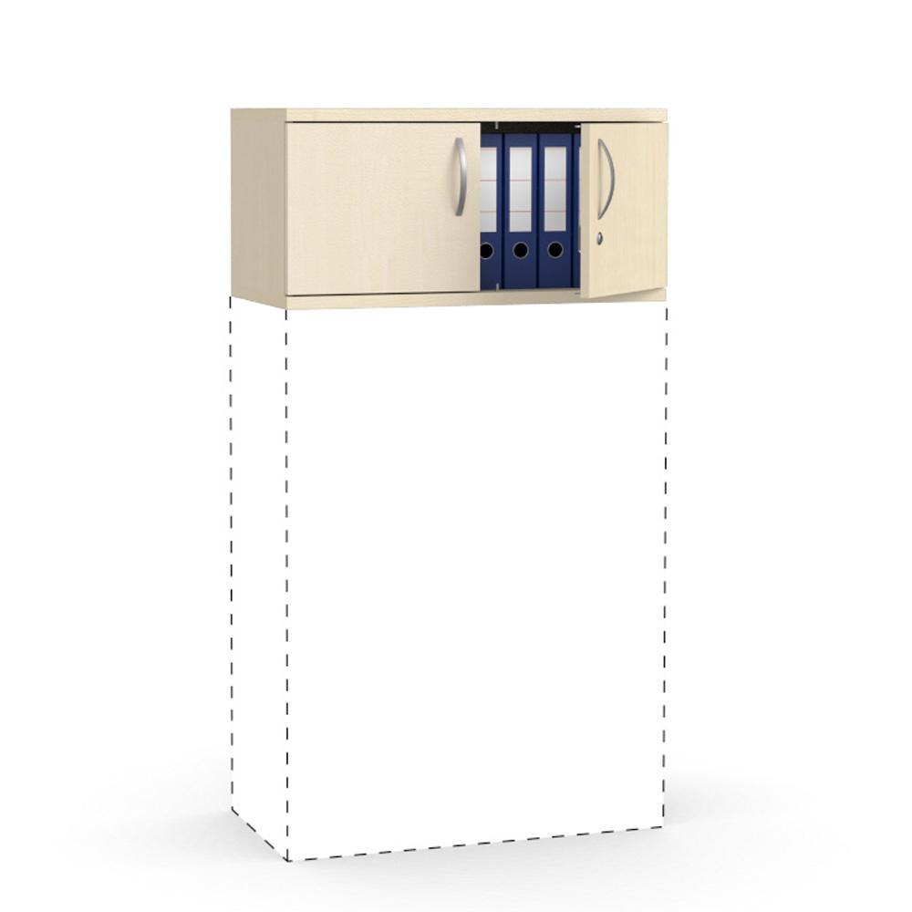 Flügeltüren-Aufsatzschrank PROFI MODUL | Ahorndekor | 800