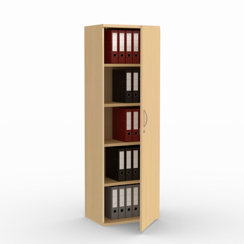 Flügeltürenschrank PROFI MODUL | Buchedekor | 600 | Türanschlag rechts