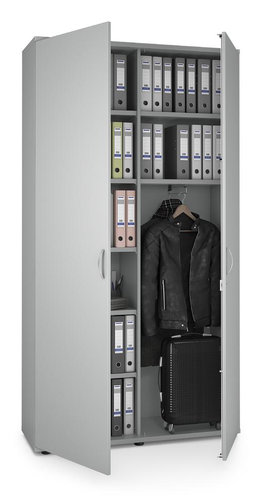 Garderobenschrank PROFI MODUL | Lichtgrau | 1200