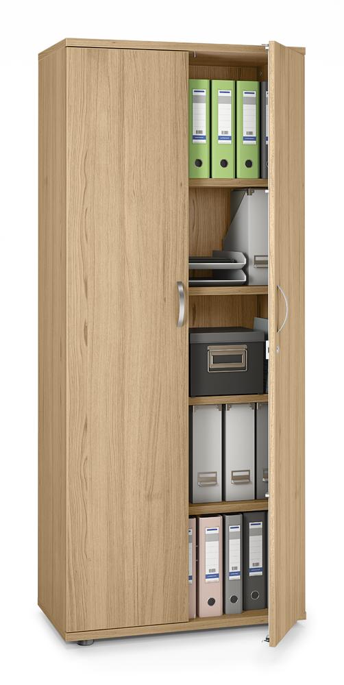 Flügeltürenschrank PROFI MODUL | Eiche hell | 800 | Türanschlag Mitte | 1890 mm (5 OH)