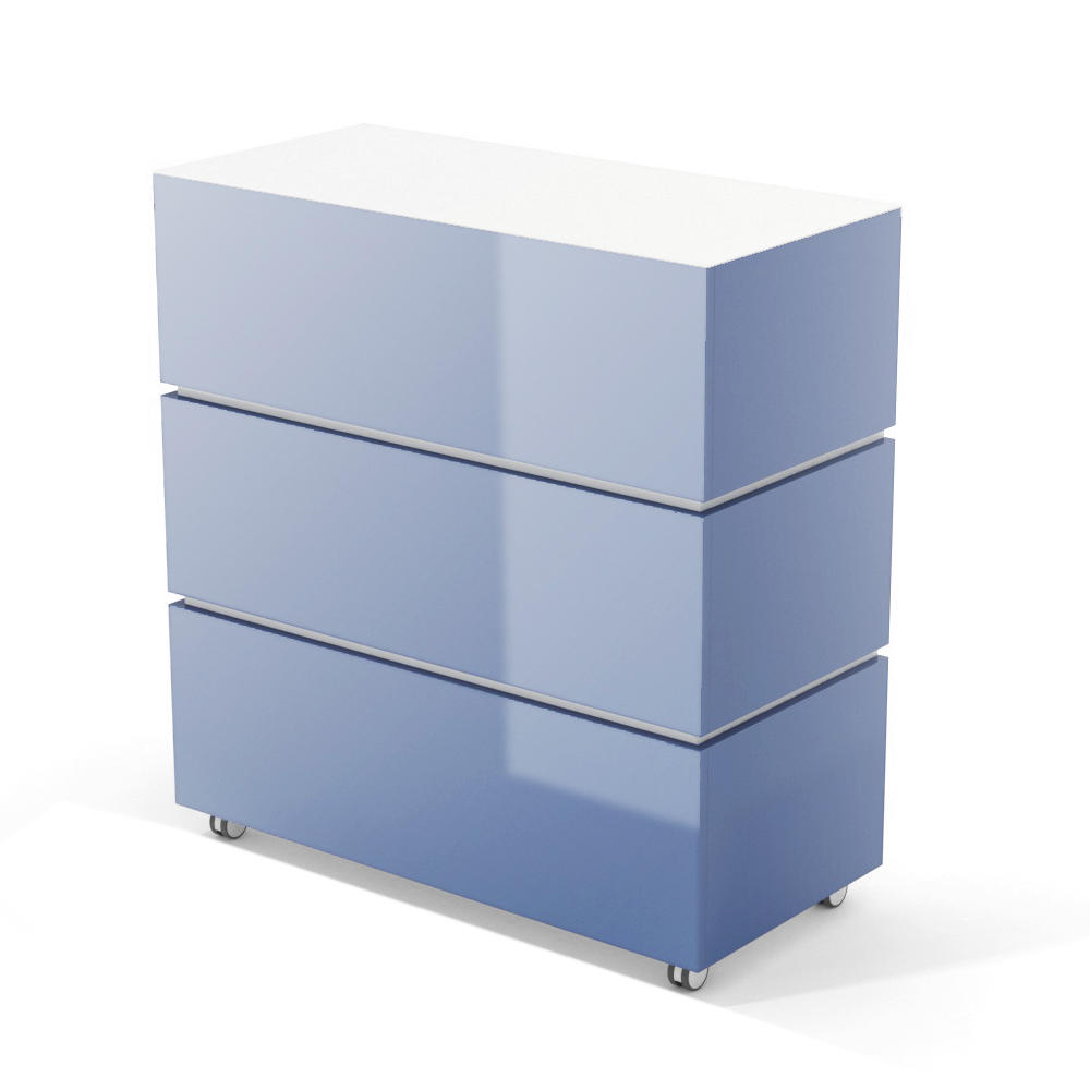 Theke LITTLE PEARL | Dunkelblau | Hochglanz