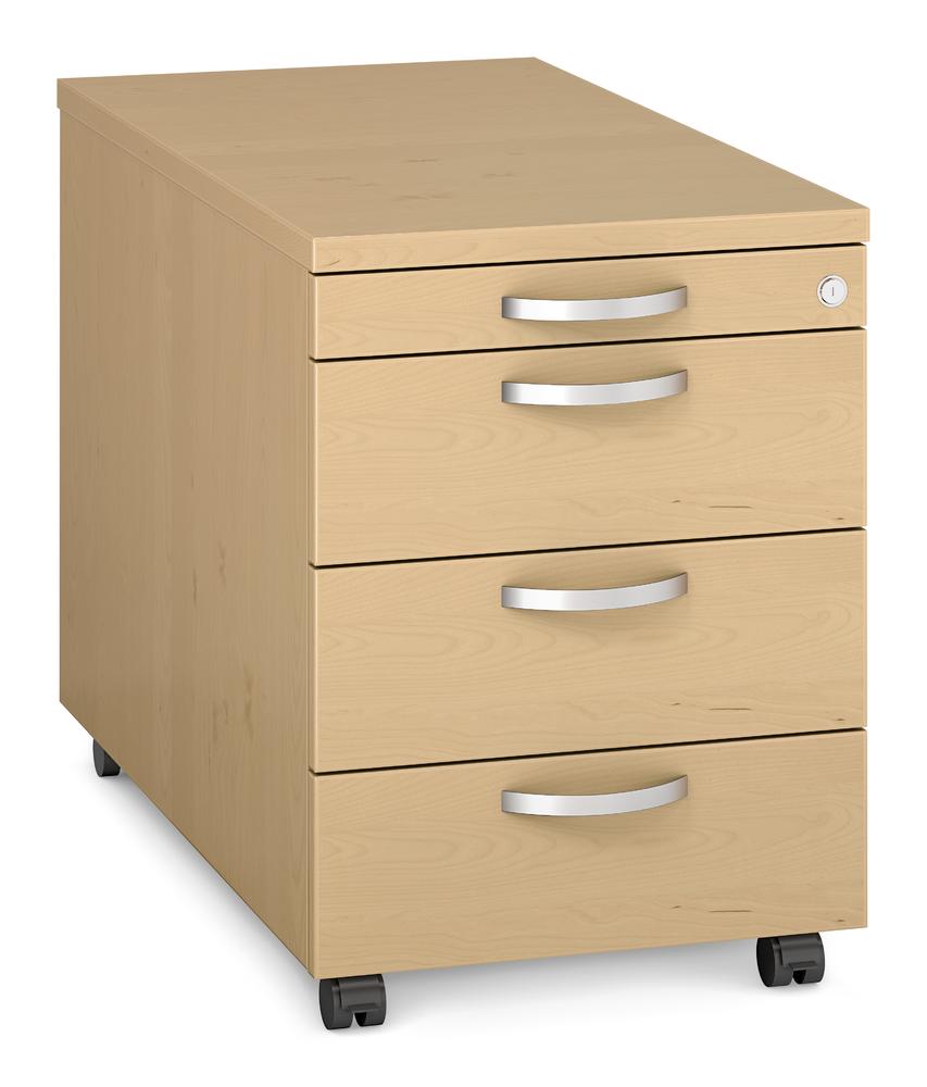 Rollcontainer PROFI MODUL | Buchedekor | 800 | 1 + 3 Schübe