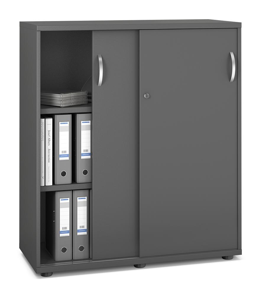 Schiebetürenschrank PROFI MODUL | Anthrazit | 1000 | 1140 mm (3 OH)