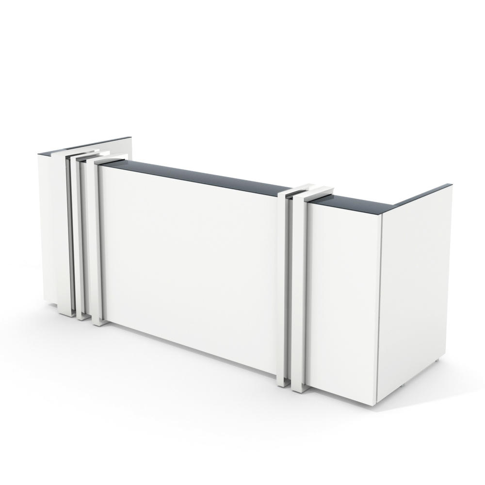 Theke MAGIC CHROME | Weiß | Melamin